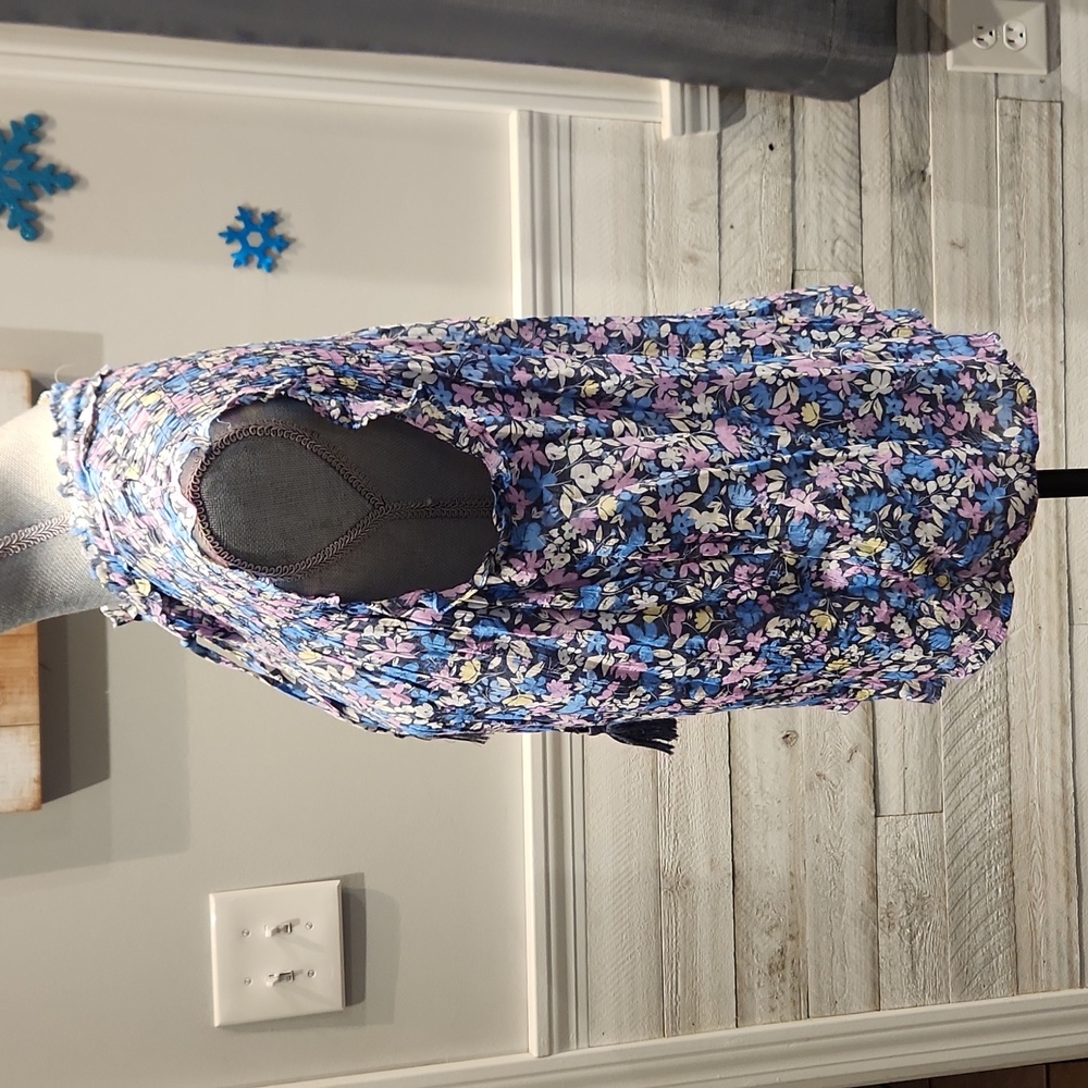 EUC Nanette Women's sz S Floral Blouse - Picture 3 of 5
